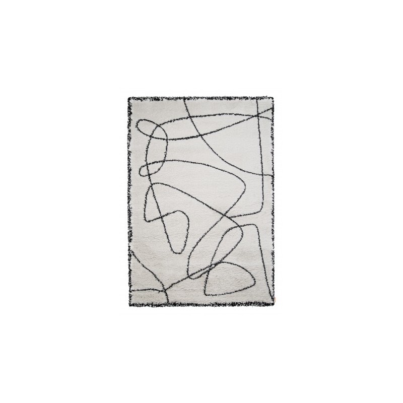 tapis design eskyss noir et blanc par edito