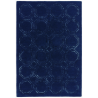 Tapis de salon haut de gamme Oural bleu nuit Tapis de salon haut de gamme Oural bleu nuit