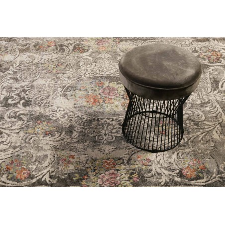Tapis de salon Nebraska gris par Wecon Home Tapis de salon Nebraska gris par Wecon Home