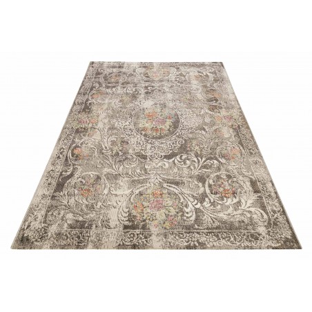 Tapis de salle à manger facile d'entretien Nebraska gris Tapis de salle à manger facile d'entretien Nebraska gris
