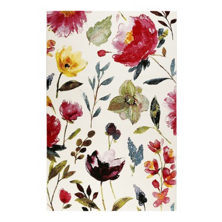 Tapis de salon motif floral Summer breeze multicolore