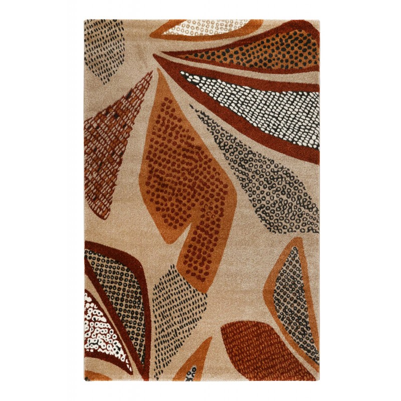 Tapis motif pétale Hazel marron - ESPRIT HOME