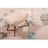Tapis animaux chambre enfant rose Lucky zoo 2.0