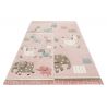 Tapis animaux chambre enfant rose Lucky zoo 2.0