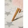 Tapis chambre enfant etoile Esterya beige et rose Tapis chambre enfant etoile Esterya beige et rose