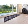 Tapis de cuisine Lavable en machine NUAGE Gris noir et beige