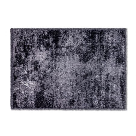 Tapis de cuisine Lavable en machine NUAGE Gris noir et beige