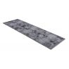 Tapis de cuisine Lavable en machine NUAGE Gris noir et beige