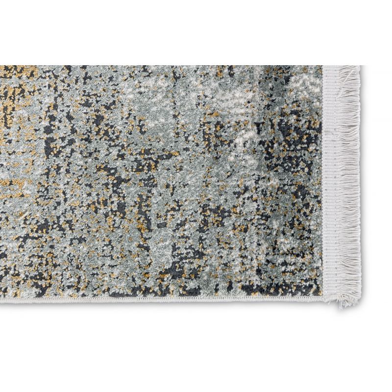Tapis Moderne Positano Abstrait Gris Or viscose et acrylique