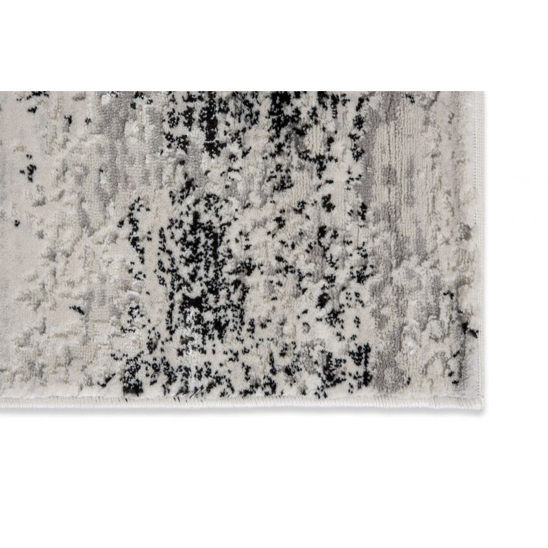 Tapis de salon Moderne Antea Ombré Gris et Noir