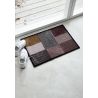 Tapis d'Entrée Original Manhattan Rose Bordeaux Ocre lavable machine