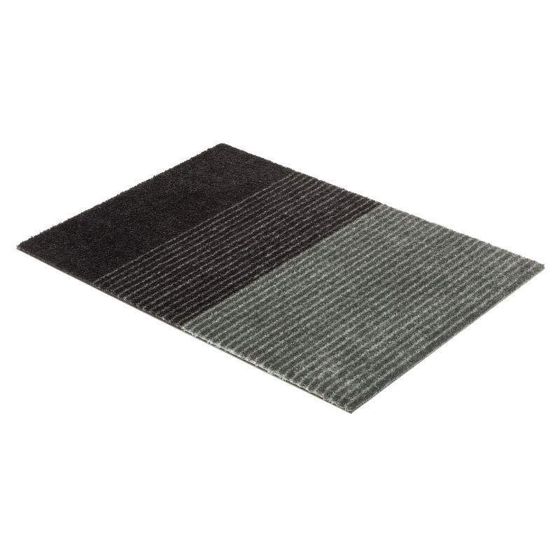 Tapis d'Entrée Original Manhattan Décliné de Bleu lavable machine