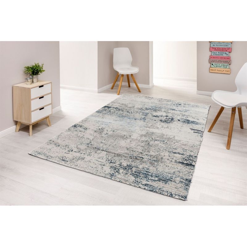 Tapis de salon Moderne Antea Ombré Bleu