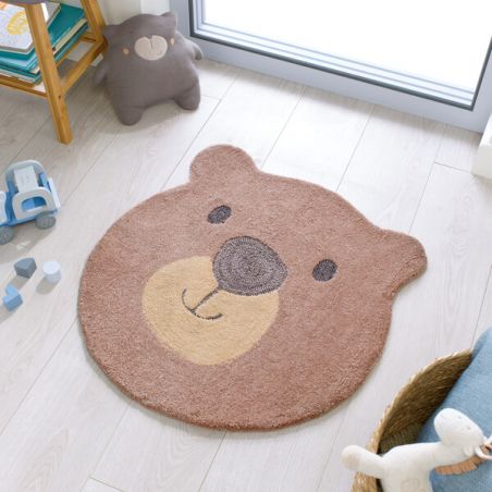 Tapis rond pour enfant Petit Ourson Tapis rond pour enfant Petit Ourson