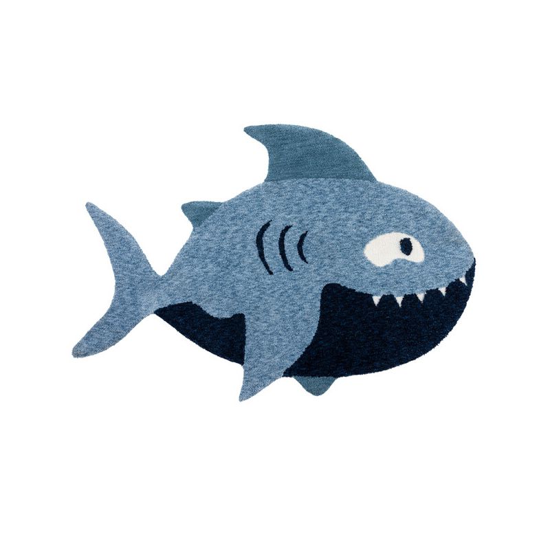 Tapis pour enfant forme originale Petit Requin