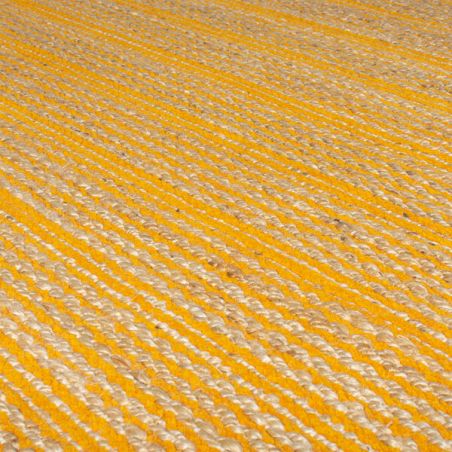Tapis en jute à lignes Adama Equinox ocre Tapis en jute à lignes Adama Equinox ocre