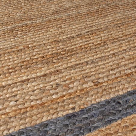 Tapis de salon en jute forme originale Grace naturel Tapis de salon en jute forme originale Grace naturel