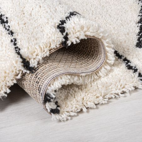 Tapis moderne ethnique Kush Berbère ivoire Tapis moderne ethnique Kush Berbère ivoire