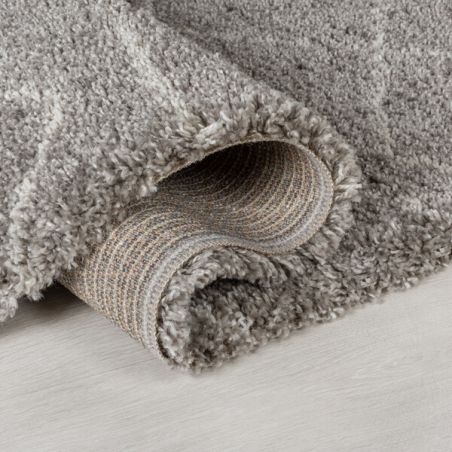 Tapis moderne ethnique Kush Berbère gris Tapis moderne ethnique Kush Berbère gris