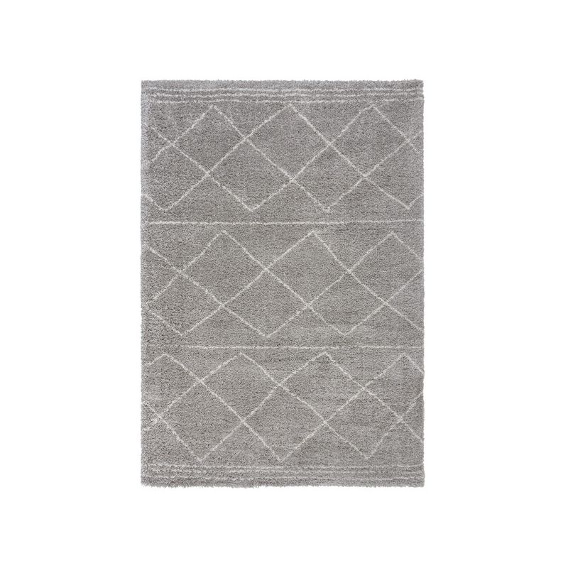 Tapis moderne ethnique Kush Berbère gris