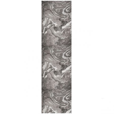 Tapis de couloir en polypropylène Marbled argent