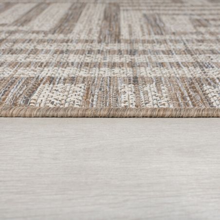 Tapis indoor/ outdoor en polypropylène Salerno gris cote Tapis indoor/ outdoor en polypropylène Salerno gris cote