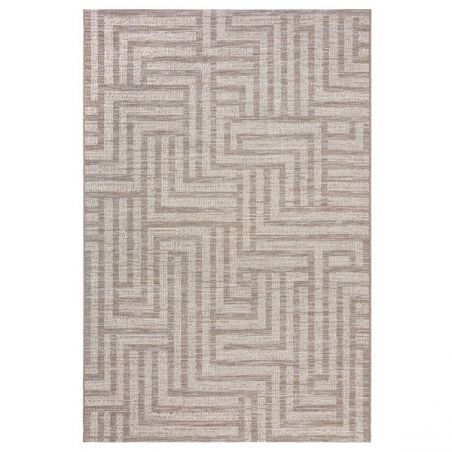 Tapis indoor/ outdoor en polpropylène Salerno gris rectangle Tapis indoor/ outdoor en polpropylène Salerno gris rectangle