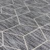 Tapis indoor/ outdoor en polpropylène Napoli noir Tapis indoor/ outdoor en polpropylène Napoli noir
