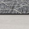 Tapis indoor/ outdoor en polpropylène Napoli noir Tapis indoor/ outdoor en polpropylène Napoli noir