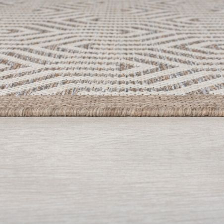 Tapis d'extérieur en fibre synthétique Bellizi gris Tapis d'extérieur en fibre synthétique Bellizi gris