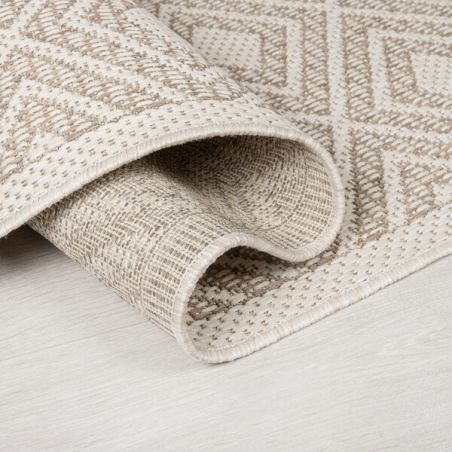 Tapis indoor/ outdoor en polpropylène Almada naturel Tapis indoor/ outdoor en polpropylène Almada naturel