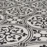 Tapis indoor/ outdoor en polpropylène Casablanca noir et blanc Tapis indoor/ outdoor en polpropylène Casablanca noir et blanc