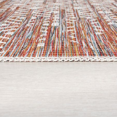 Tapis d'extérieur en fibre synthétique Sunset multicolore Tapis d'extérieur en fibre synthétique Sunset multicolore