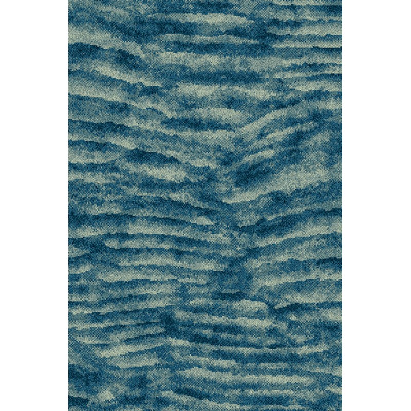 Tapis sur mesure en laine Natura Esker Azul bleu