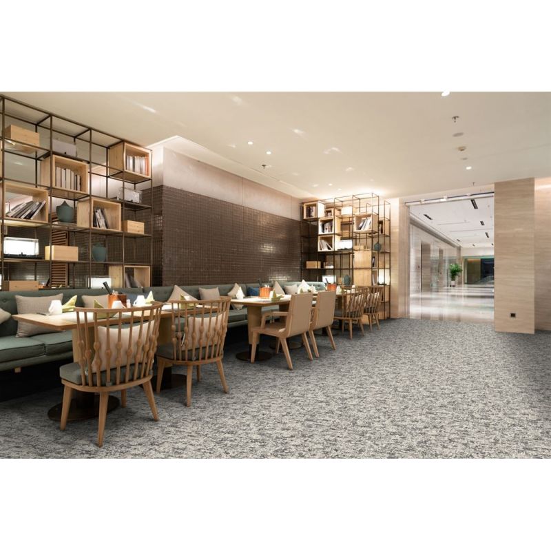 Tapis sur mesure en laine Natura Alder Ornas gris