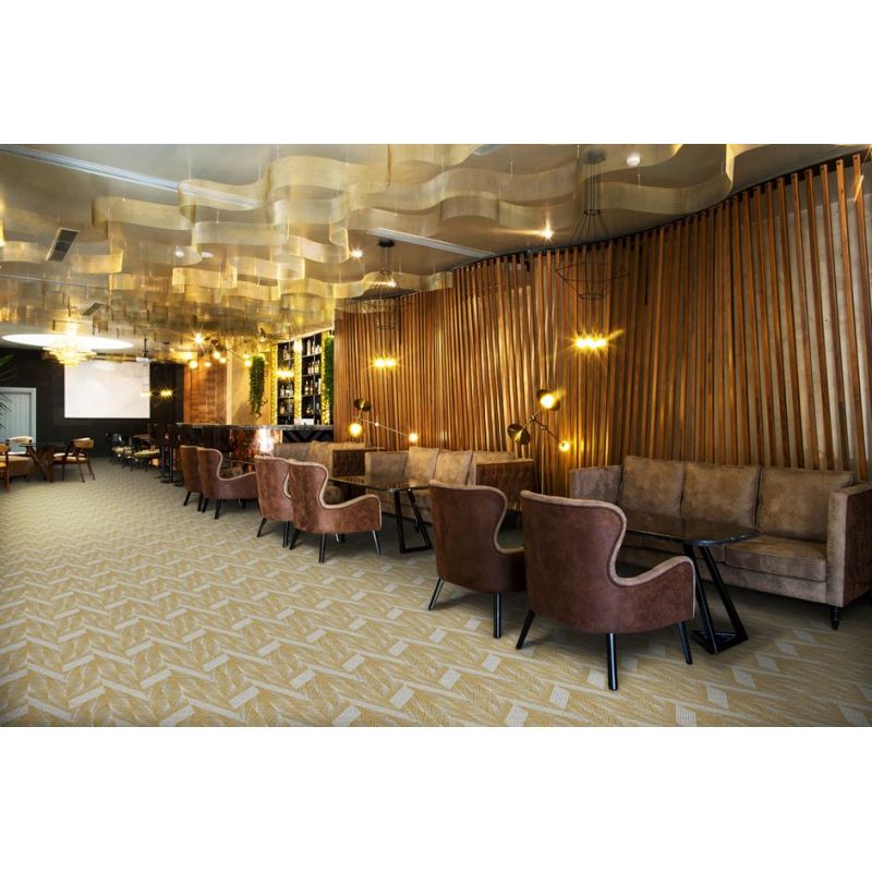 Tapis sur mesure en laine Natura Zen Mesa jaune