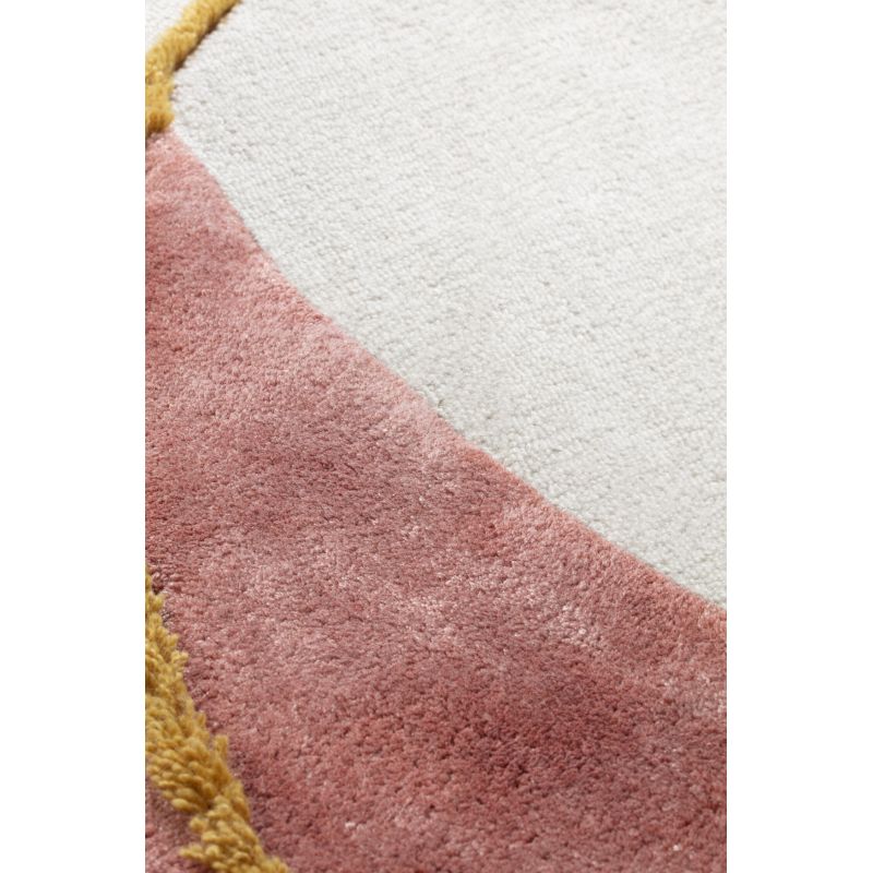 Tapis de salon forme originale en laine et viscose Play 