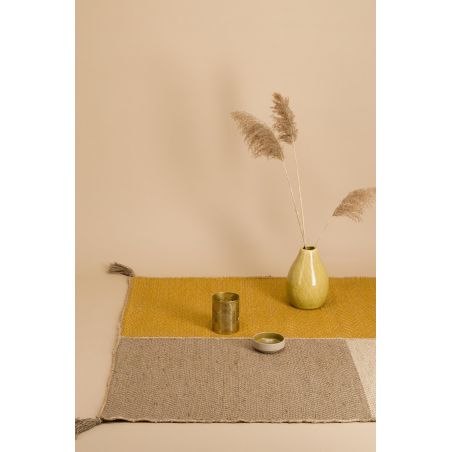 Tapis d'entrée deco en jute saffron Dune Tapis d'entrée deco en jute saffron Dune