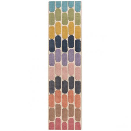 Tapis d'entrée pure laine multicolore radiance fossil Tapis d'entrée pure laine multicolore radiance fossil