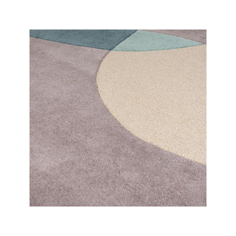 Tapis de bureau pure laine bleu radiance glow