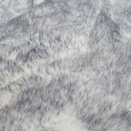 Tapis effet fourrure de renard Copenhagen gris argent Tapis effet fourrure de renard Copenhagen gris argent