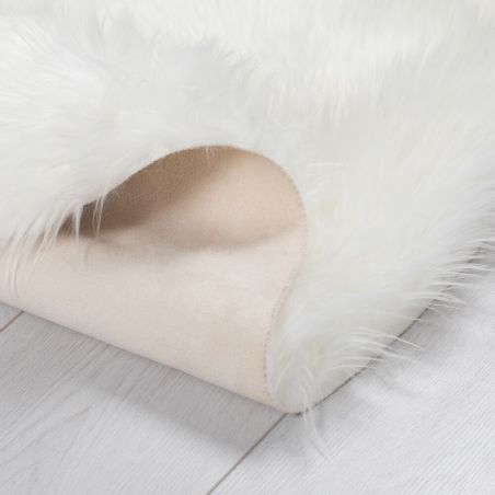 Tapis en fausse fourrure de mouton Sheepskin ivoire Tapis en fausse fourrure de mouton Sheepskin ivoire