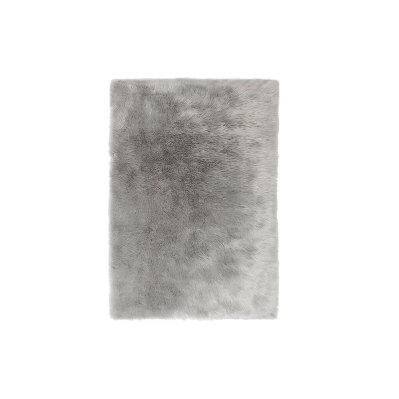 Tapis effet peau de mouton en acrylique gris Sheepskin - FLAIR RUGS