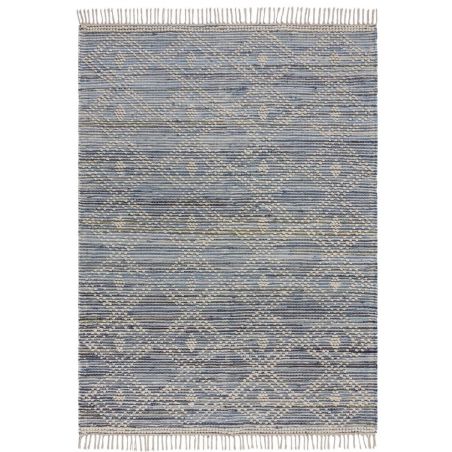 Tapis de salon en jeans recyclés Lissie Denim produit Tapis de salon en jeans recyclés Lissie Denim produit