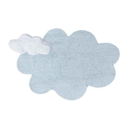 Tapis nuage Lavable Puffy Dream Bleu Clair