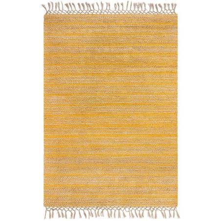 Tapis en jute à lignes Adama Equinox ocre Tapis en jute à lignes Adama Equinox ocre