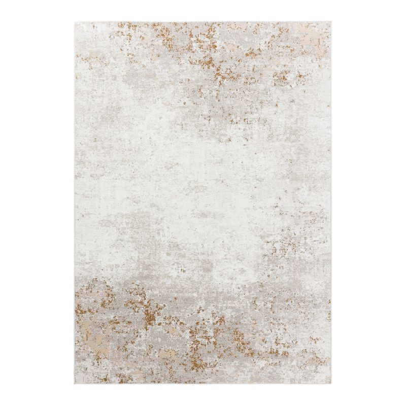 Tapis salon Design Luminous Reflets Terracotta - LIGNE PURE