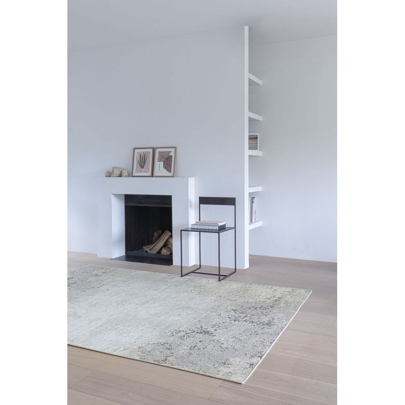 Tapis salon Design Luminous Reflets Terracotta