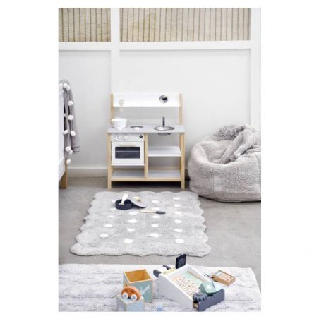 Tapis Lavable Mini Biscuit Gris Perle Tapis Lavable Mini Biscuit Gris Perle