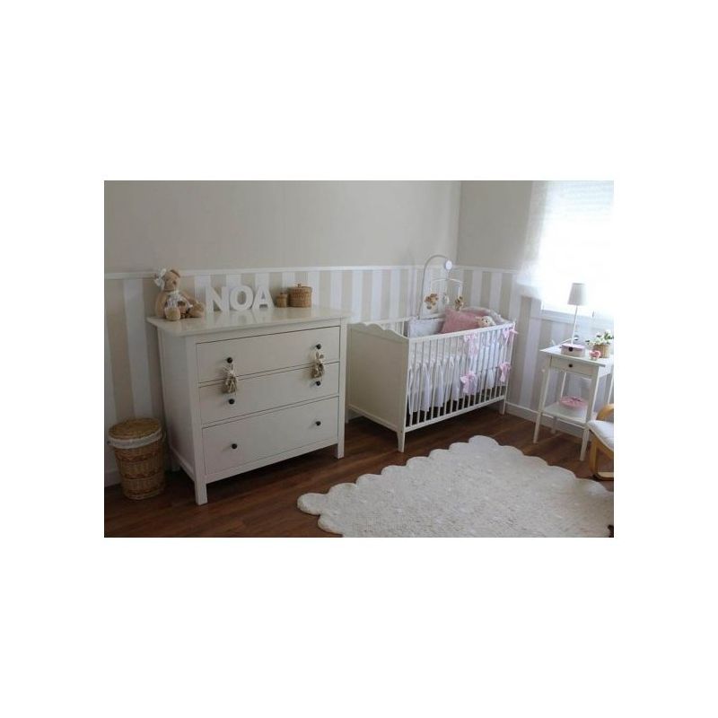 Tapis en coton Lavable Biscuit Beige